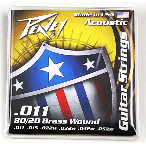 Fisher Paykel 578580 Peavey 80/20 Acoustic Brass Wound Strings 11s