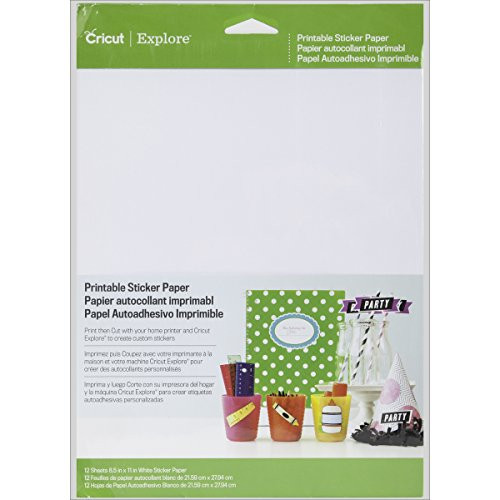 Bosch 10005147 Cricut Printable Sticker Paper for Scrapbooking
