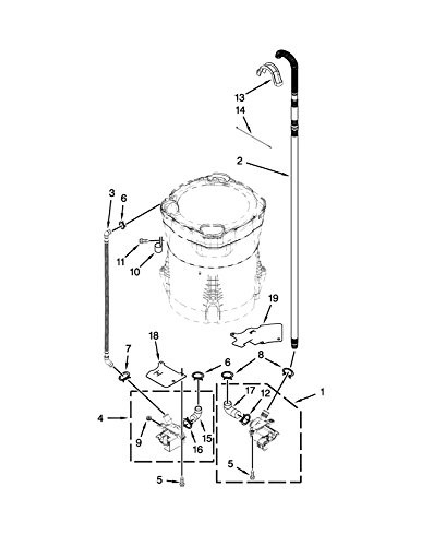 Whirlpool W10403803 Pump Asm - Recirc OEM