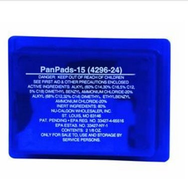 NU CALGON 4296-24 Case of (12) • ® PanPad Pan Treatment - 15 Ton Pad / Sold Each