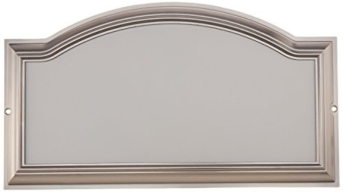 Fisher Paykel 843253 Distinctions by Hillman Die Cast Plated Address Plaque for 4-Inch Adhesive House Numbers, Aged Bronze