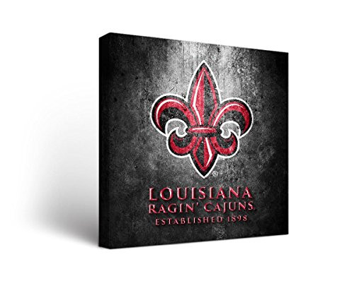 Fisher Paykel 837278 Victory Tailgate Louisiana Ragin Cajuns Canvas Wall Art Museum Design (24x36)