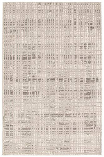 Fisher Paykel 247690 eCarpetGallery Bardot Area Rug, 5'2" x 8'0", Beige, Dark Grey