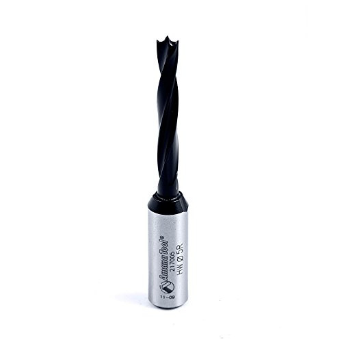 Fisher Paykel 217005 Amana Tool - Brad Pt. Solid Carbide Dowel Drill Boring Bit R/H 5mm Dia x 70mm Lon