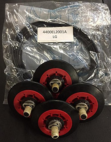 LG 4400EL2001A Clothes Dryer Drum Belt Compatible For LG, Kenmore, Whirlpool, Replaces 4400EL2001F, PS11705916, AP5972814