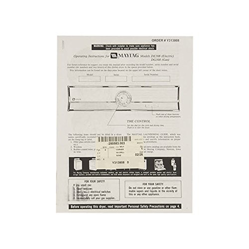 Whirlpool 313808 Part Number : Screw. 6-32 x 9/32