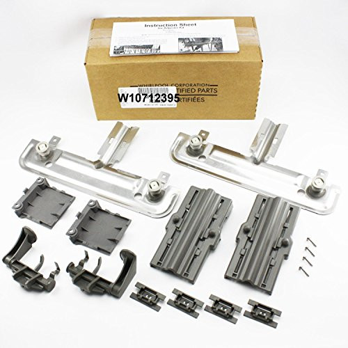 Whirlpool W10712395 RACK ADJUSTER KIT SAME AS PS10065979 AP5957560 W10350375 W10250159 COMPLETE KIT by