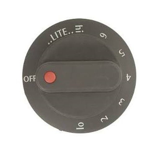 Electrolux 318099104 Cooktop Burner Knob Genuine Original Equipment Manufacturer (OEM) Part Black