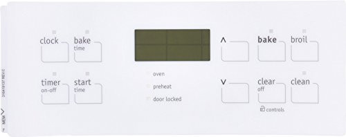 Electrolux 316419137 Range Oven Control Overlay
