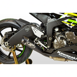M4 Kawasaki ZX-6R Tech1 2009-2026 Slip-On with Black GP19 Canister