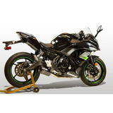 M4 Kawasaki Ninja 650/Z650 2017-2026 Full System Carbon Fiber Canister