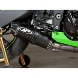 M4 Kawasaki ZX-10R 2008-10 Street Slayer Slip-On with Carbon Fiber Canister