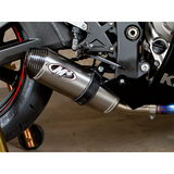 M4 Kawasaki ZX-10R 2011-15 Street Slayer Slip-On System with Titanium Canister