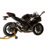 M4 Kawasaki Ninja 400/500/Z 2018-2026 Slip-On With X96 Carbon Canister