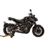 M4 Yamaha FZ-09/MT-09 2014-2021 / XSR900 2016-2021 All Black Full System Featuring The RM1 Style Canister