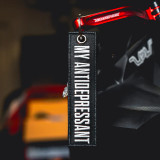 Moto Loot My Antidepressant - Motorcycle Keychain