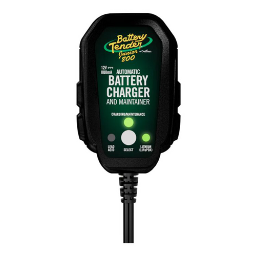 Battery Tender Junior 800MA 12V Selectable Chemistry Battery Charger