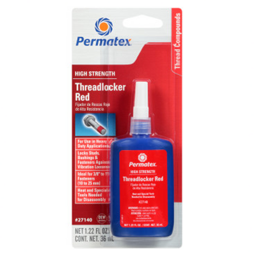 Permatex Permanent Threadlocker - Red
