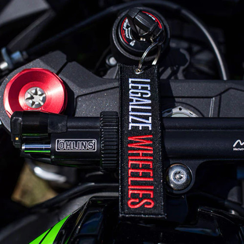 Moto Loot Legalize Wheelies - Motorcycle Keychain