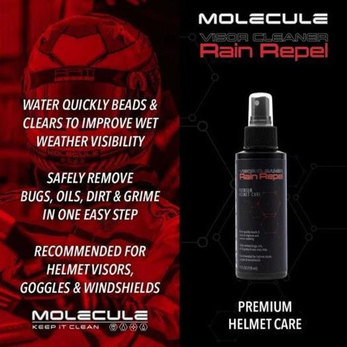Molecule Helmet Visor Cleaner Rain Repel