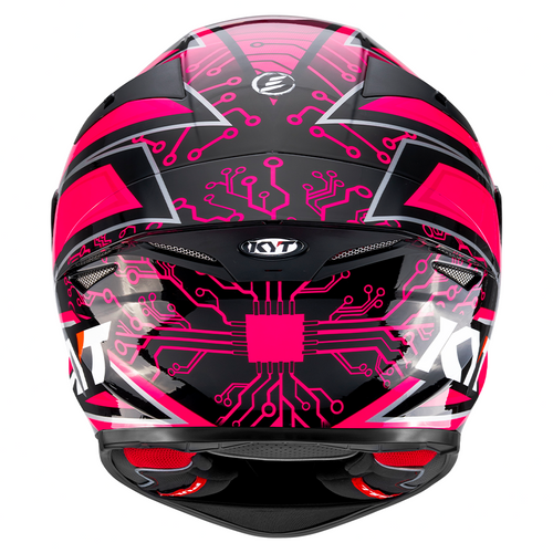 KYT TT Revo Hyper Pink Helmet