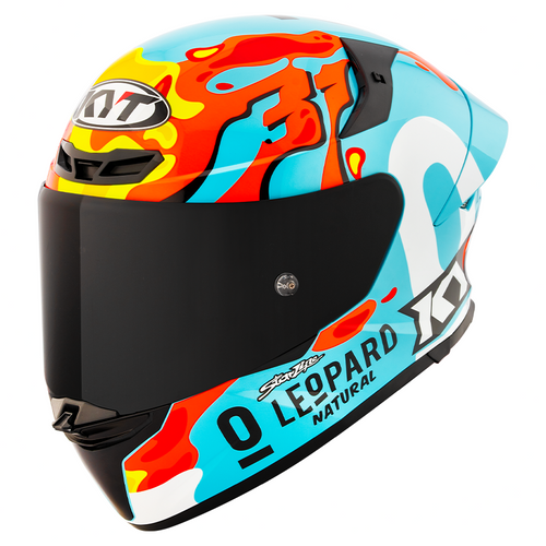 KYT TT Revo Leopard Replica Aragon Helmet