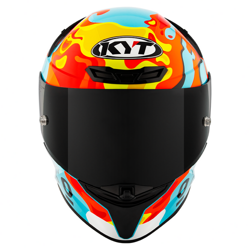 KYT TT Revo Leopard Replica Aragon Helmet