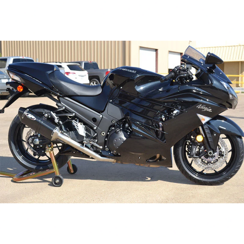 M4 Kawasaki ZX-14R 2012-2026 Slip-On System with Twin Carbon MC-36 canisters
