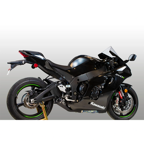 M4 Kawasaki ZX-10R 2021-2026 Black GP19 Slip-On