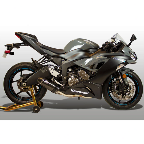 M4 Kawasaki ZX-6R Tech1 2009-2026 Full System with Carbon Street Slayer Canister