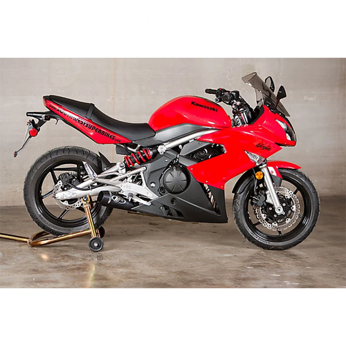 M4 Kawasaki Ninja 650 2009-11 Slip-On System with Black GP Canister