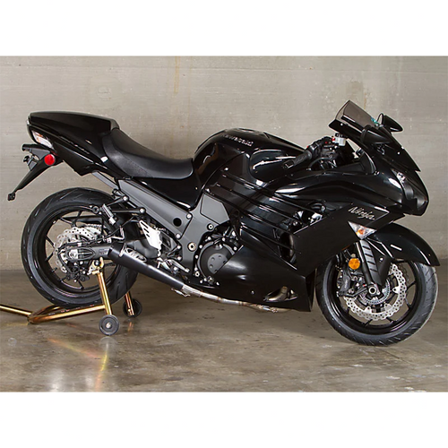 M4 Kawasaki ZX-14R 2012-2026 Full System with Black GP Canister