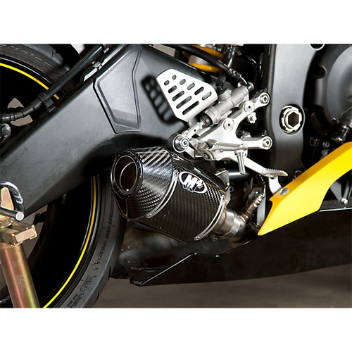 M4 Yamaha R6 2006-2020 Muffler Box Eliminator with Street Slayer Canister