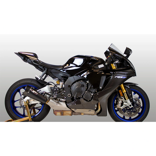M4 Yamaha R1 2015-2026 Black RM1 Slip-On