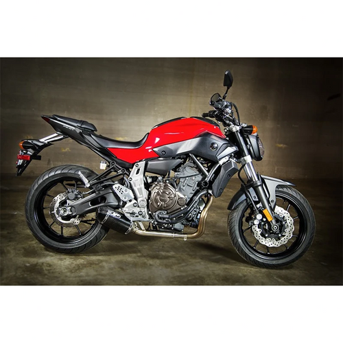 M4 Yamaha FZ-07/MT-07 2015-2020 / XSR700 2016-2021 Slip-On with Carbon Fiber Canister