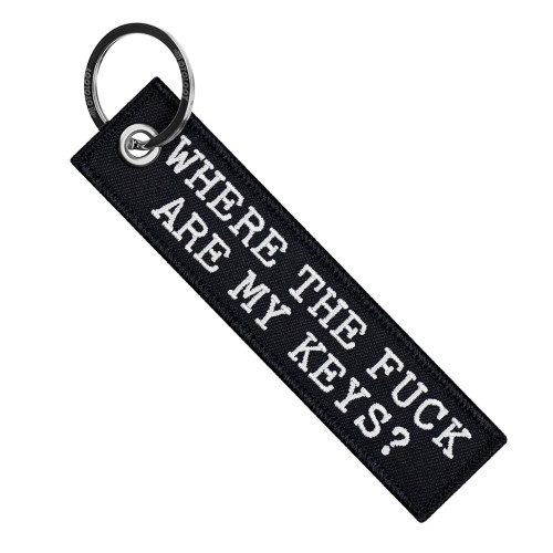 Moto Loot Where The F Are My Keys - Motorcycle Keychain