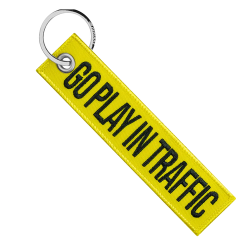 Moto Loot Go Play In Traffic - Motorcycle Keychain