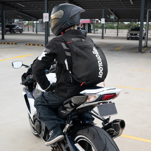 Moto Loot Foldable Motorcycle Backpack