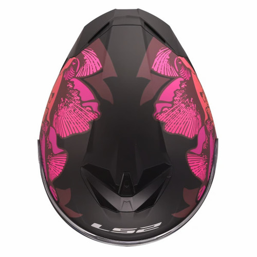 LS2 Rapid III Poppies Helmet