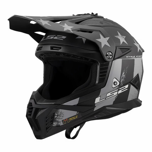 LS2 Gate II Battle Scar Helmet