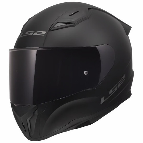 LS2 Centric Blackout Helmet - Dark Smoke Shield