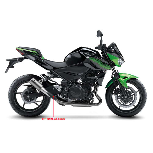 LeoVince LV Corsa Slip-On Exhaust Kawasaki Ninja 400 / Ninja 500 / Z400 / Z500 2018-2026