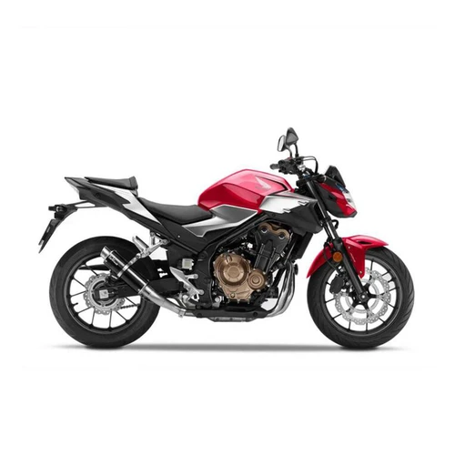 LeoVince GP Corsa Slip-On Exhaust Honda CBR500R / CB500F / CB500X 2013-2015 - Gloss Carbon Fiber