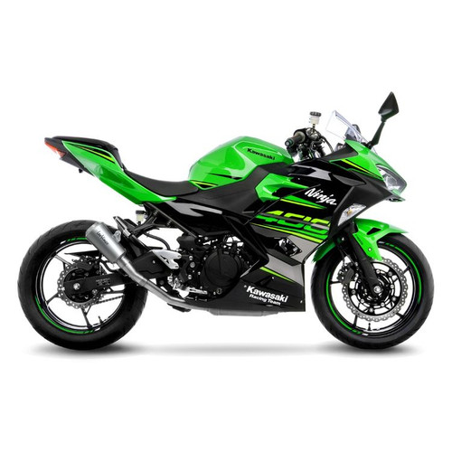 LeoVince LV-10 Slip-On Exhaust Kawasaki Ninja 400 / Ninja 500 / Z400 / Z500 2018-2026