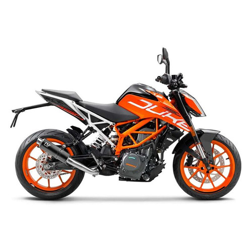LeoVince GP Corsa Slip-On Exhaust KTM 390 Duke / RC390 2017-2020 - Black Stainless Steel