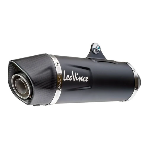 LeoVince Nero Slip-On Exhaust BMW F750GS / F850GS / Adventure 2019-2023 - Black Stainless Steel/Carbon Fiber