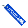 Moto Loot Drop a Gear and Disappear - Blue Motorcycle Keychain