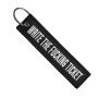 Moto Loot Write The Fucking Ticket - Motorcycle Keychain