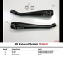 M4 Suzuki Hayabusa 2002-2007 Slip-On System with Twin Black Retro-Drag Canisters