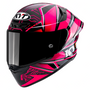 KYT TT Revo Hyper Pink Helmet